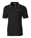 New York Giants Cutter & Buck Advantage Tipped Polo Black Mannequin Thumbnail Image