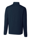 Miami Dolphins Cutter & Buck Advantage Mens Zip Mock Liberty Navy Mannequin Back Thumbnail Image