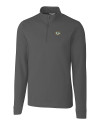 Green Bay Packers Cutter & Buck Advantage Mens Zip Mock Elemental Grey Mannequin Thumbnail Image