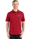 St. Louis Cardinals City Connect Cutter & Buck Advantage Refresh Epic Confidence Recycled Mens Big & Tall Tri-Blend Pique Polo Cardinal Red Front Thumbnail Image
