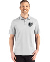 Baltimore Orioles Mono Cutter & Buck Advantage Refresh Epic Confidence Recycled Mens Big & Tall Tri-Blend Pique Polo CONCRETE Front Thumbnail Image