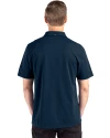 Los Angeles Dodgers City Connect- Cutter & Buck Advantage Refresh Epic Confidence Recycled Mens Big & Tall Tri-Blend Pique Polo Liberty Navy Back Thumbnail Image