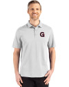 Gonzaga Bulldogs College Vault Cutter & Buck Advantage Refresh Epic Confidence Recycled Mens Big & Tall Tri-Blend Pique Polo CONCRETE Front Thumbnail Image