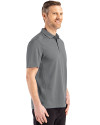 Old Dominion Monarchs College Vault Cutter & Buck Advantage Refresh Epic Confidence Recycled Mens Big & Tall Tri-Blend Pique Polo Elemental Grey Side Thumbnail Image