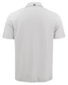 Navy Midshipmen Cutter & Buck Advantage Refresh Epic Confidence Recycled Mens Big & Tall Tri-Blend Pique Polo CONCRETE Mannequin Back Thumbnail Image