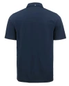 Navy Midshipmen Cutter & Buck Advantage Refresh Epic Confidence Recycled Mens Big & Tall Tri-Blend Pique Polo Liberty Navy Mannequin Back Thumbnail Image