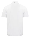 Navy Midshipmen Cutter & Buck Advantage Refresh Epic Confidence Recycled Mens Big & Tall Tri-Blend Pique Polo White Mannequin Back Thumbnail Image