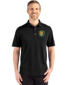 Southeastern Louisiana Lions Cutter & Buck Advantage Refresh Epic Confidence Recycled Mens Big & Tall Tri-Blend Pique Polo Black Front Thumbnail Image