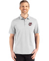 Umass Minutemen Cutter & Buck Advantage Refresh Epic Confidence Recycled Mens Big & Tall Tri-Blend Pique Polo CONCRETE Front Thumbnail Image