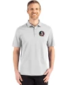 Florida State Seminoles Cutter & Buck Advantage Refresh Epic Confidence Recycled Mens Big & Tall Tri-Blend Pique Polo CONCRETE Front Thumbnail Image