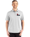 Central Missouri Mules Cutter & Buck Advantage Refresh Epic Confidence Recycled Mens Big & Tall Tri-Blend Pique Polo CONCRETE Front Thumbnail Image
