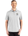 Georgia Tech Yellow Jackets Alumni Cutter & Buck Advantage Refresh Epic Confidence Recycled Mens Big & Tall Tri-Blend Pique Polo CONCRETE Front Thumbnail Image