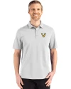 Vanderbilt Commodores Cutter & Buck Advantage Refresh Epic Confidence Recycled Mens Big & Tall Tri-Blend Pique Polo CONCRETE Front Thumbnail Image