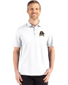 East Carolina Pirates Cutter & Buck Advantage Refresh Epic Confidence Recycled Mens Big & Tall Tri-Blend Pique Polo White Front Thumbnail Image