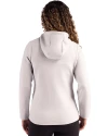 Bryant University Bulldogs Cutter & Buck Roam Epic Versatility Recycled Womens Full Zip Hooded Jacket Solitare Back Thumbnail Image
