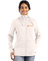 Tennessee Volunteers Alumni Cutter & Buck Roam Epic Versatility Recycled Womens Full Zip Hooded Jacket Shell Front Thumbnail Image