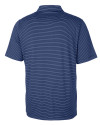 Los Angeles Chargers Cutter & Buck Forge Pencil Stripe Stretch Mens Polo Tour Blue Mannequin Back Thumbnail Image