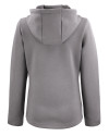 TCU Horned Frogs Cutter & Buck Roam Epic Versatility Recycled Womens Full Zip Hooded Jacket Elemental Grey Mannequin Back Thumbnail Image