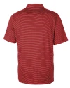 Arizona Cardinals Cutter & Buck Forge Pencil Stripe Stretch Mens Polo Cardinal Red Mannequin Back Thumbnail Image