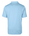 Carolina Panthers Cutter & Buck Forge Pencil Stripe Stretch Mens Polo Lakeshore Mannequin Back Thumbnail Image