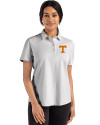 View image 4: Tennessee Volunteers Cutter & Buck Advantage Refresh Recycled Cotton-Blend Pique Womens Polo CONCRETE Front