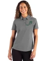 NDSU Bison Vintage Cutter & Buck Advantage Refresh Epic Confidence Recycled Womens Tri-Blend Pique Polo Elemental Grey Front Thumbnail Image