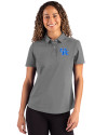 Kentucky Wildcats Cutter & Buck Advantage Refresh Epic Confidence Recycled Womens Tri-Blend Pique Polo Elemental Grey Front Thumbnail Image