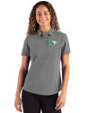 North Dakota Cutter & Buck Advantage Refresh Epic Confidence Recycled Womens Tri-Blend Pique Polo Elemental Grey Front Thumbnail Image