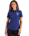 Air Force Falcons College Vault Cutter & Buck Advantage Refresh Epic Confidence Recycled Womens Tri-Blend Pique Polo Tour Blue Front Thumbnail Image