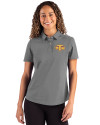 Tennessee Tech Golden Eagles Cutter & Buck Advantage Refresh Epic Confidence Recycled Womens Tri-Blend Pique Polo Elemental Grey Front Thumbnail Image