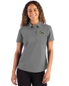 UCF Knights Cutter & Buck Advantage Refresh Epic Confidence Recycled Womens Tri-Blend Pique Polo Elemental Grey Front Thumbnail Image