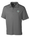 Miami Dolphins Cutter & Buck Northgate CB DryTec Short Sleeve Mens Polo Elemental Grey Mannequin Thumbnail Image