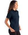 Georgia Southern Eagles Cutter & Buck Advantage Refresh Epic Confidence Recycled Womens Tri-Blend Pique Polo Liberty Navy Side Thumbnail Image