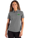 Marshall Thundering Herd Cutter & Buck Advantage Refresh Epic Confidence Recycled Womens Tri-Blend Pique Polo Elemental Grey Front Thumbnail Image