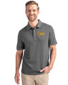 Arizona State Sun Devils Cutter & Buck Advantage Eco Tri-Blend Pique Mens Polo Elemental Grey Front Thumbnail Image