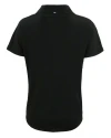 Stanford Cardinal  Cutter & Buck Coastline Epic Comfort Recycled Womens Dolman Polo Black Mannequin Back Thumbnail Image