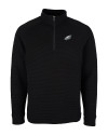 Philadelphia Eagles Cutter & Buck Mens Coastal Half-Zip Black Mannequin Thumbnail Image