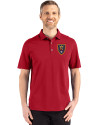 Real Salt Lake Cutter & Buck Advantage Refresh Epic Confidence Recycled Mens Tri-Blend Pique Polo Cardinal Red Front Thumbnail Image
