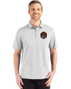 Houston Dynamo FC Cutter & Buck Advantage Refresh Epic Confidence Recycled Mens Tri-Blend Pique Polo CONCRETE Front Thumbnail Image