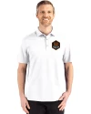 Houston Dynamo FC Cutter & Buck Advantage Refresh Epic Confidence Recycled Mens Tri-Blend Pique Polo White Front Thumbnail Image