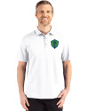 Seattle Sounders FC Cutter & Buck Advantage Refresh Epic Confidence Recycled Mens Tri-Blend Pique Polo White Front Thumbnail Image