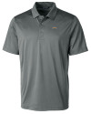 Los Angeles Chargers Cutter & Buck Prospect Eco Textured Stretch Recycled Mens Short Sleeve Polo Elemental Grey Mannequin Thumbnail Image
