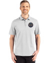 Philadelphia Union Cutter & Buck Advantage Refresh Epic Confidence Recycled Mens Tri-Blend Pique Polo CONCRETE Front Thumbnail Image