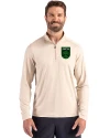 Austin FC - Cutter & Buck Coastline Epic Comfort Recycled Mens Quarter Zip Wheat Front Thumbnail Image