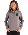 Austin FC - Cutter & Buck Roam Epic Versatility Recycled Womens Quarter Zip Pullover Elemental Grey Front Thumbnail Image