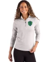 Seattle Sounders FC Cutter & Buck Coastline Epic Comfort Recycled Women’s Quarter Zip CONCRETE Front Thumbnail Image