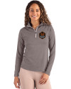Houston Dynamo FC Cutter & Buck Coastline Epic Comfort Recycled Women’s Quarter Zip Elemental Grey Front Thumbnail Image
