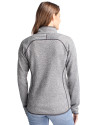 Old Dominion Monarchs Cutter & Buck Mainsail Sweater-Knit Womens Full Zip Jacket Polished Heather Back Thumbnail Image