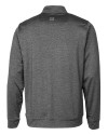 Los Angeles Chargers Cutter & Buck Stealth Heathered Quarter Zip Mens Pullover Elemental Grey Mannequin Back Thumbnail Image