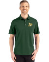 Athletics Cutter & Buck Advantage Refresh Epic Confidence Recycled Mens Tri-Blend Pique Polo Hunter Green Front Thumbnail Image